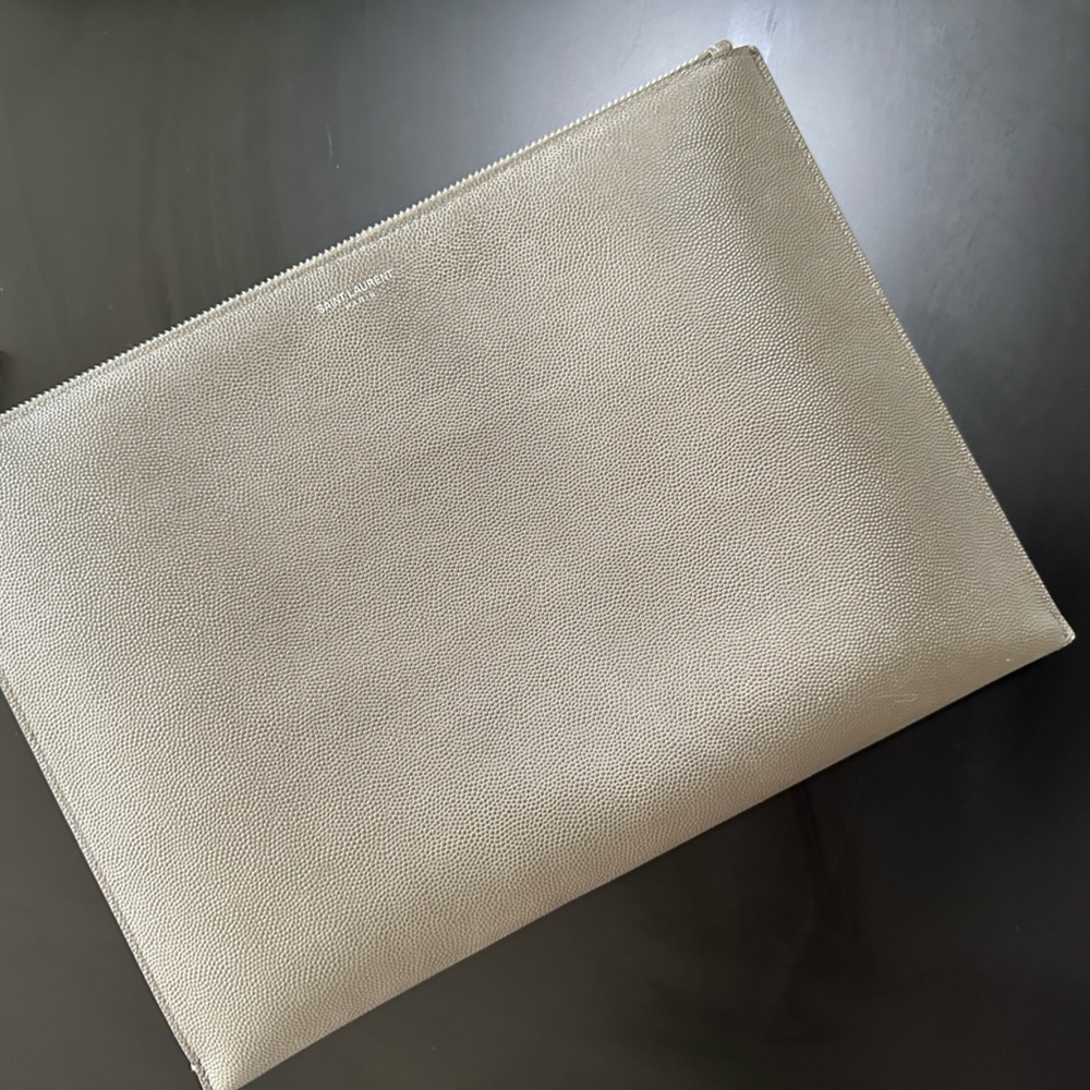Saint Laurent Tech case sleeve pouch